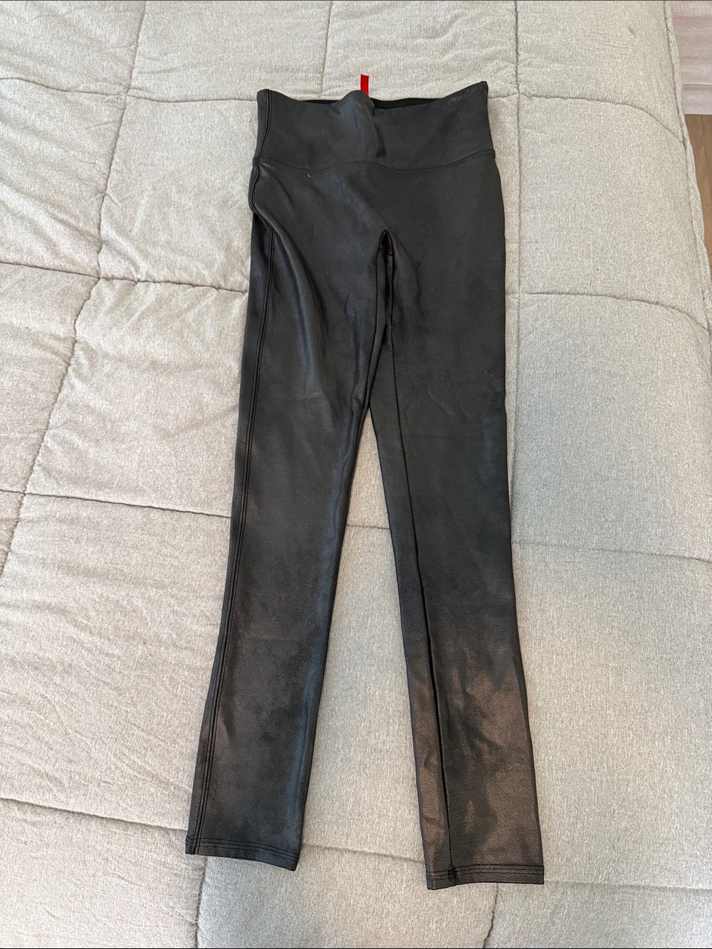 Spanx pull on faux leather leggings